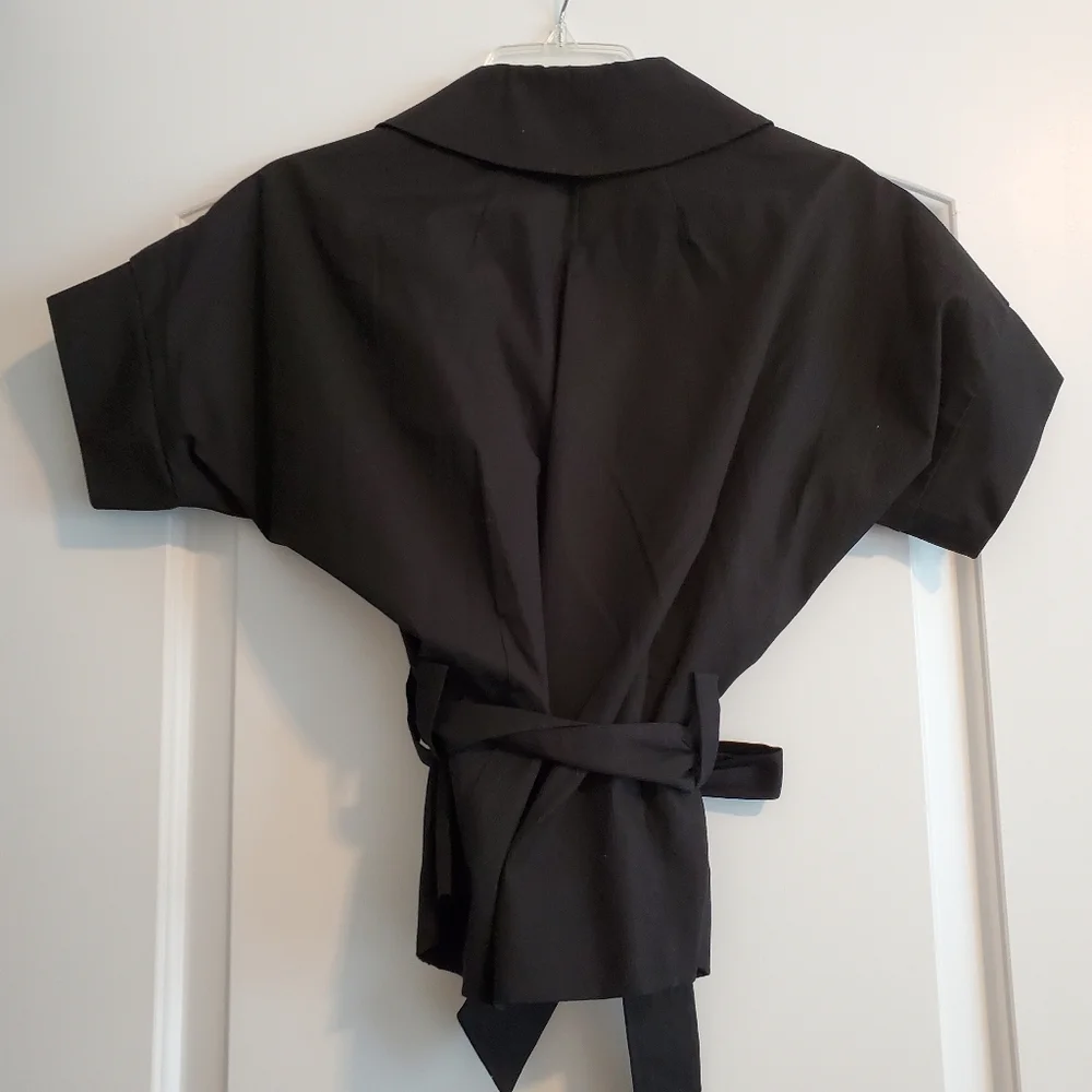 NWT Worthington short sleeve black blazer - Picture 2 of 5